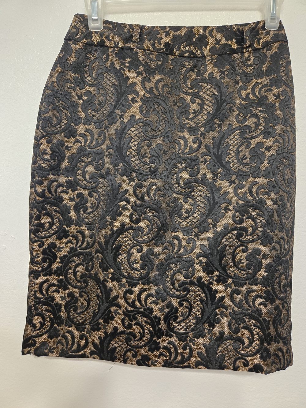 Sexy Black Lace Over Gold Pattern